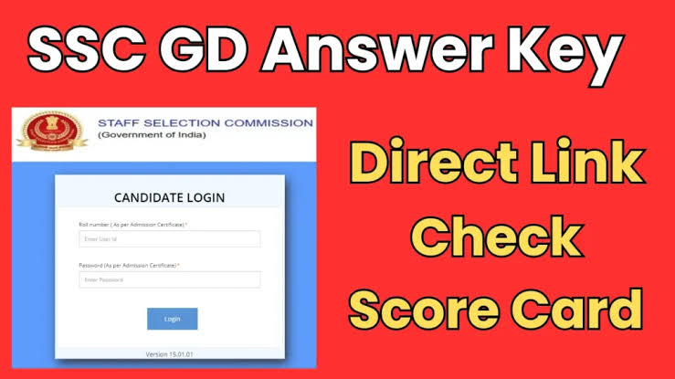 ssc gd answer key 2025: